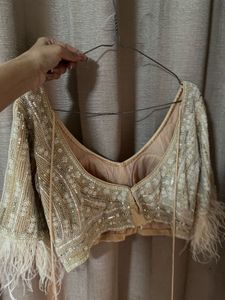 Falguni Shane Peacock Full Hand Beaded Work Blouse