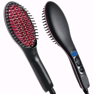 Hair straightener electric brush