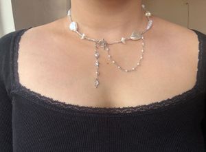 Baroque Pearl Chain Necklace 🦪🐚