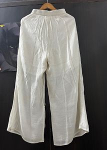 Wide Leg White Pants