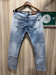Diesel Industries Blue Washed Denim Jeans