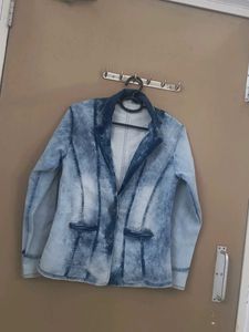 Denim Blue Blazer Jacket