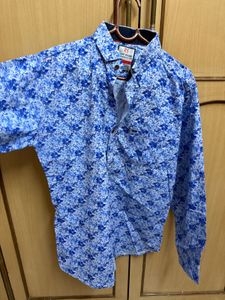 Men&#39;s Floral Long Sleeve Button-Down Shirt