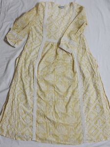Lemon Kurti With Feeding Zip