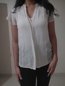 White Sheer Top