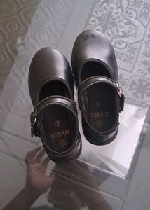 Girls Black School Shoes