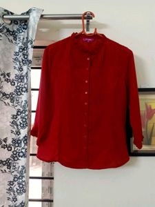Marie Claire Red Top