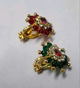 Festive Floral Earrings