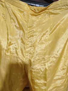 Yellow Embroidered Kurta Set