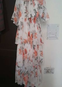 Floral Off-Shoulder Maxi Dress