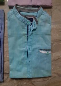 Long Fit L Size Men Shirt Combo Set