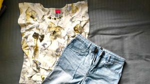 H&H Jeans with a top