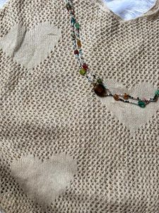 Cute Heart Knit Sweater