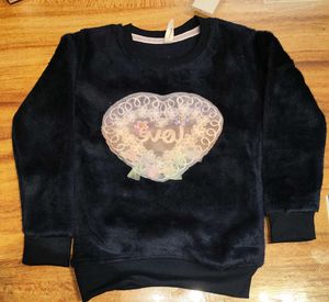 Party Wear Woolen Winter Sweatshirt For Girls