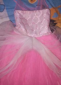 Pink Baby Girl Gown