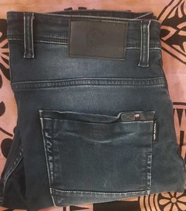 Navy Blue Denim Jeans