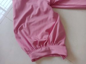 Pink Knot Crop Top