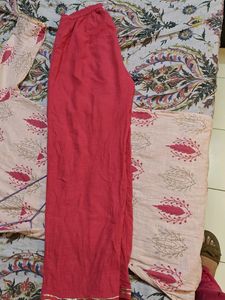 Khushal Floral Cotton Kurta &amp; Pant Set | Size L