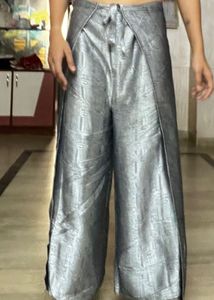 Silver Thai-Style Dhoti Pants - Unique & Trendy