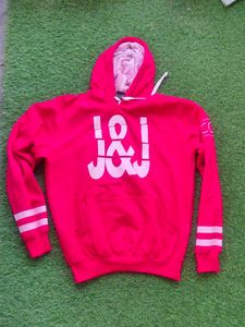 Jack & Jones Red Graphic Hoodie