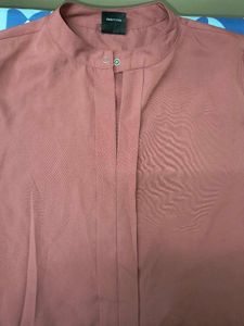 Formal Top With Mandarin Collar