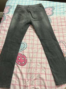 Grey Denim Jeans