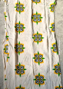 Floral Print Kurti with Tassels