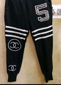 CHANEL CC Logo Unisex Stylish Jogger