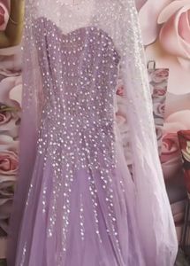 Purple grand gown for Reception 💜