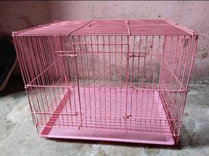 Big Size Pet Cage Pink Colour