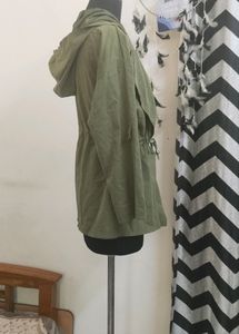 Green Hooded Jacket