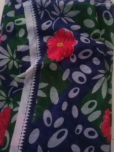 Floral Print Saree - new