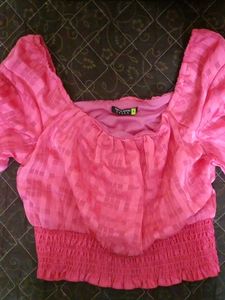 Pink Sheer Blouse