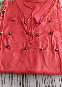 Women Fashionable Round Neck Kurti