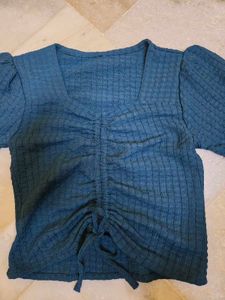 Elegant Ruched Front Top