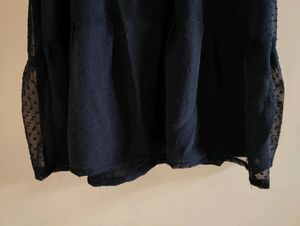 ••Black Western Dress