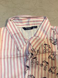 Hush Striped &amp; Cartoon Print Shirt