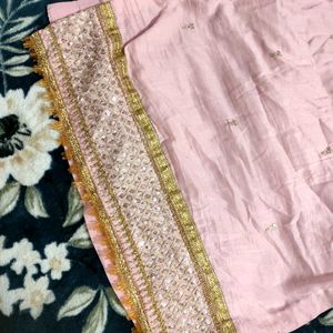 cotton silk patiala suit.