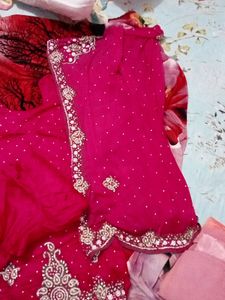 Heavy Embroidered Kurta Salwar With Dupatta