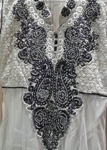 Elegant White Embroidered Kurta
