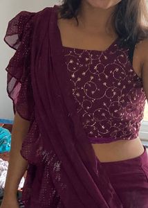 INDYA Indo-Western Saree set