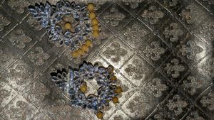 Yellow New Jhunka With Stone