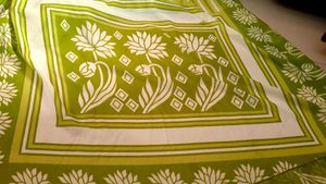 Green Saree Pure Slik