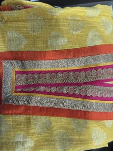 Chander Silk Yellow Beautiful Kurta Set