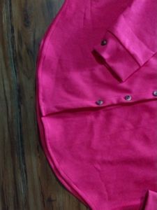 H &amp; M Hot Pink Ripped Shirt For Women