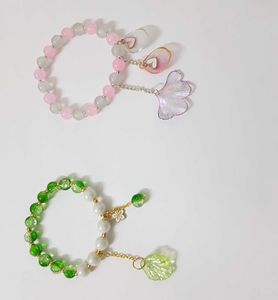 Beaded Charm Bracelets (Set of 2)