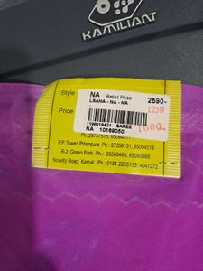 Magenta Embellished Saree