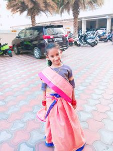 Girl's Ethnic pattu pavadai