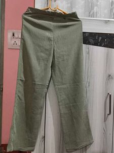 Olive Green Wide Leg Pants