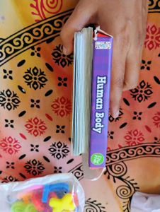 Kids Body Parts Cards And Magnetic Alphabets